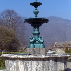 la Fontaine de Sabarrère aux 4 canards (1878)
