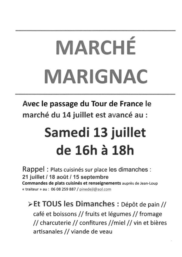 marché marignac marché marignac